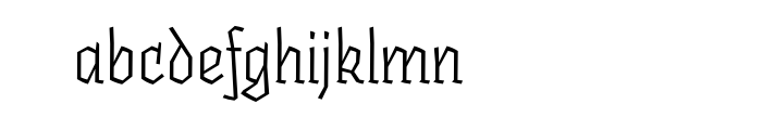 Fakir Italic OT Font LOWERCASE