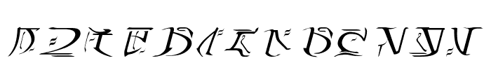 Falmer Italic Font LOWERCASE