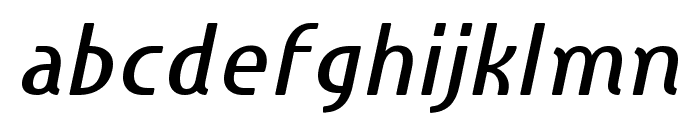 Familian Elder Oblique Font LOWERCASE
