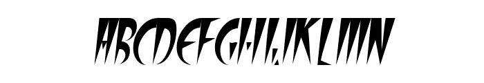FangsSCapsSSK Italic Font LOWERCASE