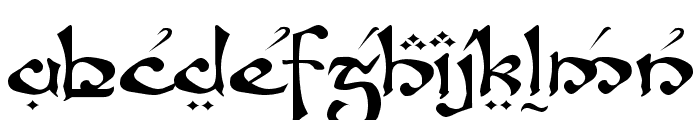 Fanjofey Leoda AH Regular Font LOWERCASE