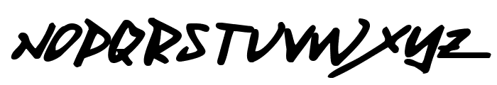 Fantom Expanded Italic Font LOWERCASE