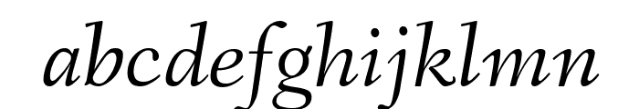 Fanwood Italic Font LOWERCASE
