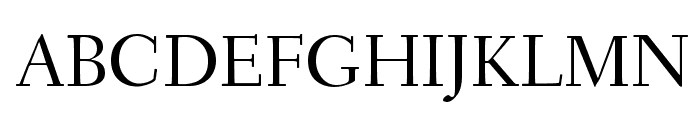 Fanwood Regular Font UPPERCASE