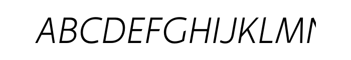 Faricy New Light Italic Pro Font UPPERCASE