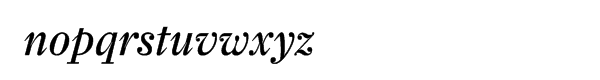 Farnham Display Regular Italic Swash Font LOWERCASE