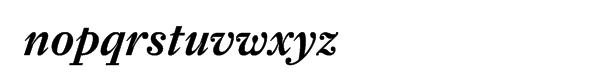 Farnham Text Semibold Italic Font LOWERCASE