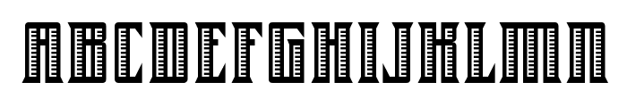 Farrier ICG Shaded Font UPPERCASE