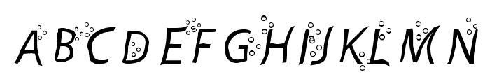 Fart Bubble Font LOWERCASE