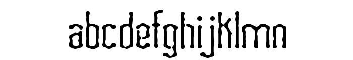 Fascii Smudge BRK Font LOWERCASE