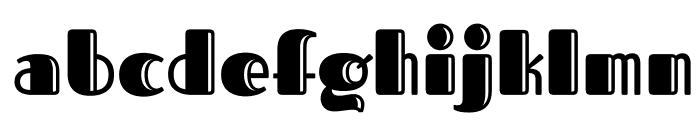 FascinateInline-Regular Font LOWERCASE