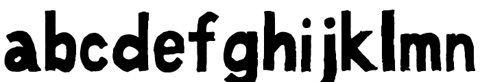 Fat Free Solid Font LOWERCASE