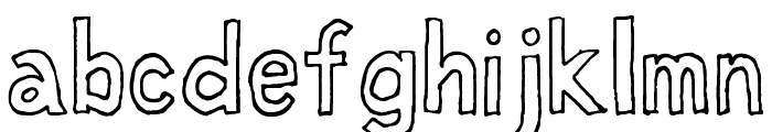 Fat Free Font LOWERCASE
