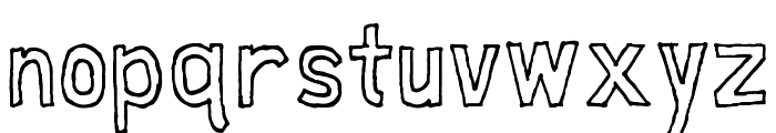 Fat Free Font LOWERCASE