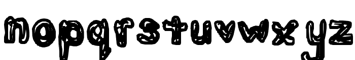 Fat Squiggles Font LOWERCASE