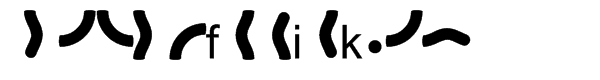 Fat Waves Font LOWERCASE