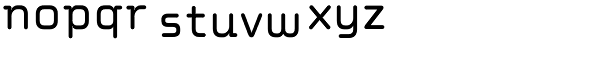 Faxo-Regular Font LOWERCASE
