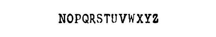 FBI Old Report Regular Font UPPERCASE