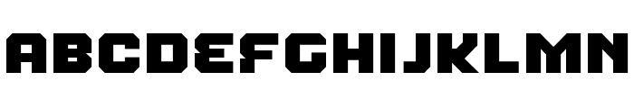 Fear Factor Black Font LOWERCASE