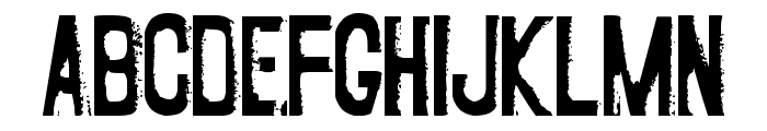 Fear of a Punk Planet Font UPPERCASE