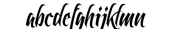Feathergraphy Clean Font LOWERCASE