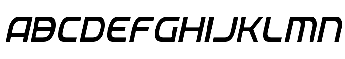 Federal Service Light Condensed Italic Font LOWERCASE