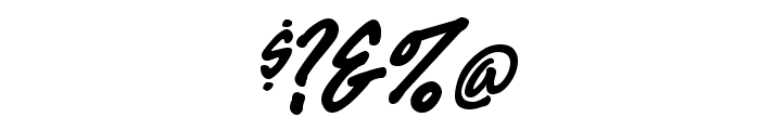 FeltMark-Italic Font OTHER CHARS