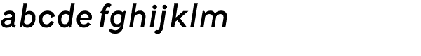 Fenwick Italic Font LOWERCASE