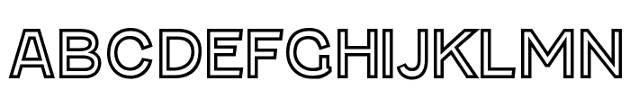 Fenwick Outline Free Font LOWERCASE
