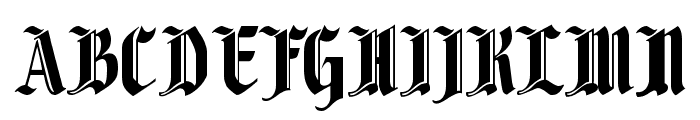Fenwick Woodtype Font UPPERCASE