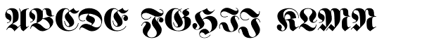 Fette Fraktur Com Regular Font UPPERCASE