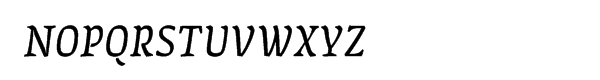 FF Amman Serif Arabic Regular Italic Font UPPERCASE