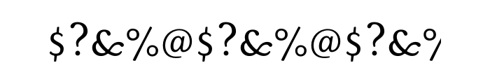 FF Atma Serif OT Book Font OTHER CHARS