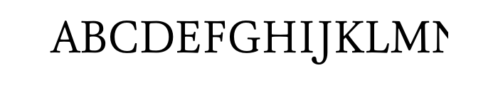 FF Atma Serif OT Book Font UPPERCASE