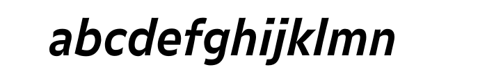FF Balance OT Bold Italic Font LOWERCASE