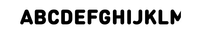 FF DIN Round Offc Pro Black Font UPPERCASE