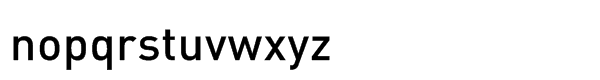 FF DIN Std Medium Font LOWERCASE