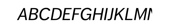 FF Dagny Offc Pro Regular Italic Font UPPERCASE