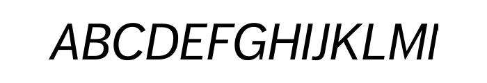 FF Dagny Pro Regular Italic Font UPPERCASE