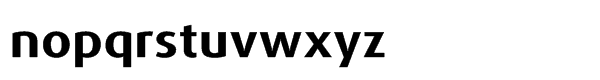 FF Dax Std Wide Bold Font LOWERCASE