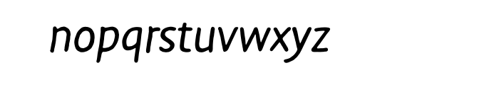 FF Duper Offc Pro Regular Italic Font LOWERCASE