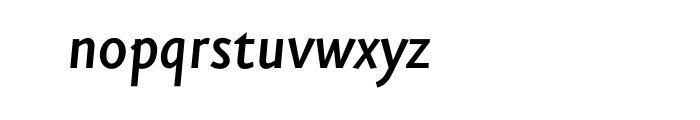 FF Eureka Sans OT Medium Italic Font LOWERCASE