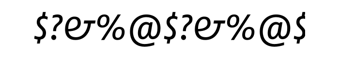 FF Fago Pro Regular Italic Font OTHER CHARS