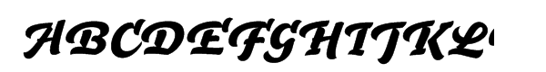 FF Masala Script Black Font UPPERCASE