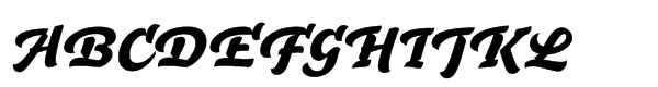 FF Masala Script Std Black Font UPPERCASE