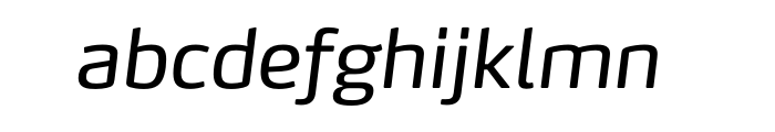 FF Max OT Regular Italic Font LOWERCASE