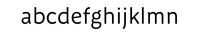FF Megano OT Regular Font LOWERCASE