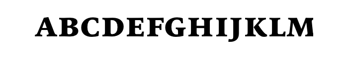 FF Milo Serif Offc Pro Extra Bold SC Font LOWERCASE