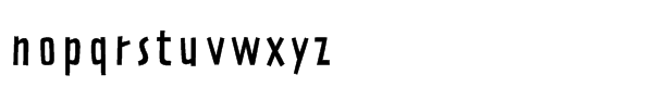 FF Prater Block Fill Offc Std Regular Font LOWERCASE