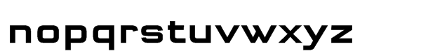 FF QType Std Semi Extended Bold Font LOWERCASE